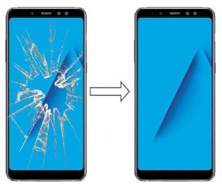 Troca de vidro Samsung Galaxy A8 Plus
