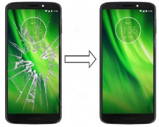 Troca de vidro Moto G6