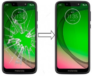 Troca de vidro Moto G7 Play