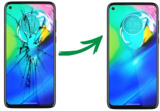 Troca de Vidro da tela Moto G8 Power