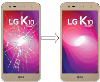 Troca de vidro LG K10 POWER