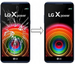 Troca de vidro LG X Power