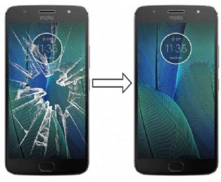 Troca de vidro Moto G5s Plus