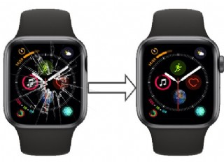 Troca de vidro touch da tela Apple Watch Serie 4 40mm