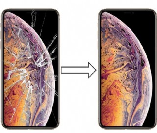 Troca de vidro Iphone Xs Max